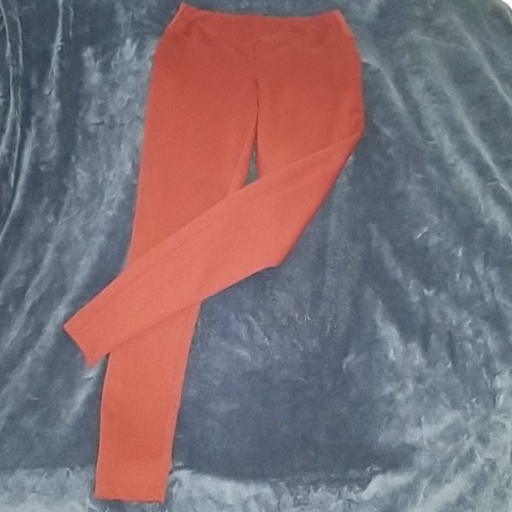 Dark Red Pants